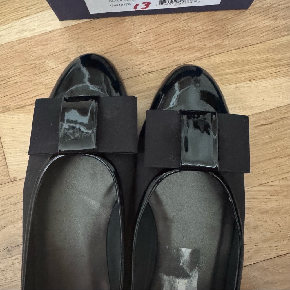 Stuart Weitzman Black Patent Flats - Picture 5 of 5